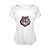 Camiseta Baby Look Nerderia e Lojaria lobo geometrico BRANCA - Imagem 1