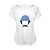 Camiseta Baby Look Nerderia e Lojaria seu madruga minimalista BRANCA - Imagem 1