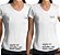 Camiseta Baby Look Nerderia e Lojaria star trek minimalista BRANCA - Imagem 3