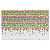 Jogo Americano (Kit 4 Unidades) Nerderia e Lojaria pixels colorido - Imagem 1