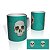 Caneca decorativa Nerderia e Lojaria cartoon skull colorido - Imagem 1