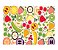Jogo Americano (Kit 4 Unidades) Nerderia e Lojaria _frutas colorido - Imagem 1