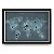 Quadro mapa  33x43 cm NERDERIA E LOJARIA viagens lugares sci fi preto - Imagem 1