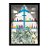 Quadro Caixa  COFRE 33x43 cm (Com Led) Lojaria e Nerderia. viagens aviao paises preto - Imagem 1