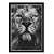 QUADRO CAIXA 33X43  NERDERIA E LOJARIA lion eye preto - Imagem 1
