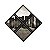 Kit Quadros (4 Unidades) 23x23cm Nerderia e Lojaria Stonehenge preto - Imagem 1
