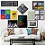 Quadro  23x23cm (4 und.) Nerderia e Lojaria big bang theory 8 bits preto - Imagem 3