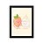 Quadro Decorativo 23x33cm Nerderia e Lojaria fruta e creme preto - Imagem 1