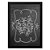 Quadro Decorativo 23x33cm Nerderia e Lojaria lousa happy branco - Imagem 1