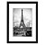 Quadro Decorativo 23x33cm Nerderia e Lojaria Paris 03 preto - Imagem 1