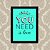 Quadro Decorativo 23x33cm Nerderia e Lojaria you need love preto - Imagem 1