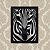 Quadro Decorativo 23x33cm Nerderia e Lojaria zebra foco preto - Imagem 1