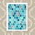 Quadro Decorativo 33x43cm Nerderia e Lojaria azul geometrico preto - Imagem 1