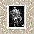Quadro Decorativo 33x43cm Nerderia e Lojaria ballet ghost preto - Imagem 1
