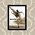 Quadro Decorativo 33x43cm Nerderia e Lojaria ballet sepia preto - Imagem 1