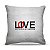 Almofada 45 x 45cm  Nerderia e Lojaria live love colorido - Imagem 1