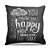 Almofada 40 x 40cm Nerderia e Lojaria lousa you make me happy colorido - Imagem 1