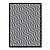 Quadro Decorativo 33x43cm Nerderia e Lojaria ondas 3d preto - Imagem 1