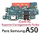 Placa Conector de Carga Samsung A50 A505 - Imagem 1