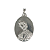 Medalha Nossa Senhora de La Sallete INOX 100% - Imagem 1