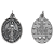 Nossa Senhora das Graças/medalha Milagrosa grande 3cm - Imagem 3