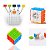 Cubo Mágico Block Lego Fanxin Diy 3x3 White - Imagem 4