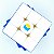 Cubo Mágico Gan Monster Blue Kids 3x3 - Imagem 3