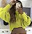 Blusa de tricot manga bufante - Imagem 2