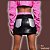 Saia Couro bolsos em Blocos - Imagem 2