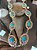 Cinto Boho  Turquesa - Imagem 4