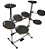 Bateria de Estudos Stroke Pads 9 Peças (BAT05 - Preta) + Par de Baquetas - Imagem 5