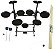 Bateria de Estudos Stroke Pads 9 Peças (BAT05 - Preta) + Par de Baquetas - Imagem 3