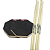 2 Pads de Estudo 7'' Stroke Pads S07 + 2 Pares de Baquetas - Imagem 1