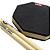 Pad de Estudo 7'' Stroke Pads S07 + 1 Par de Baquetas - Imagem 1