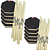 10 Pads de Estudo 7'' Stroke Pads S07 + 10 Pares de Baquetas - Imagem 1