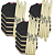 15 Pads de Estudo 7'' Stroke Pads S07 + 15 Pares de Baquetas - Imagem 1