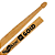 Pad 9'' DuplaFace P08 Stroke Pads + Baqueta Spanking Abil 2B - Imagem 3