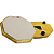 Pad de Estudo 10'' Stroke Pads R02 Bege + Par de Baquetas - Imagem 3