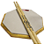 Pad de Estudo 10'' Stroke Pads R02 +Baqueta Spanking Abil 2B - Imagem 1