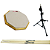 Pad de Estudo 10'' Stroke Pads R02 Bege + Estante + Baquetas - Imagem 1