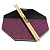 Pad 14'' Tripla Face Stroke Pads J10 + Par de Baquetas - Imagem 1