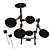 Bateria de Estudos Stroke Pads 6 Peças BAT02 (EVA Preto 7mm) - Imagem 1