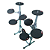 Bateria de Estudos 9 Peças Stroke Pads BAT05 (EVA Preto 7mm) - Imagem 4