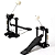 Bateria de Estudo Stroke Pads 9 Peças BAT05 + Pedal de Bumbo + Par de Baquetas - Imagem 10