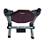 Pad Praticável de Bumbo Stroke Pads B01 (Borracha Vermelha 5mm c/ Amortecimento) - Imagem 5