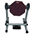 Pad Praticável de Bumbo Stroke Pads B01 (Borracha Vermelha 5mm c/ Amortecimento) - Imagem 6