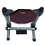 Pad Praticável de Bumbo Stroke Pads B01 + Pad 6'' Dupla Face P/ Perna S02 - Imagem 5