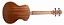 Ukulele Concert  Namastê Elétrico Natural Mahogany NU23MGQE - Imagem 3