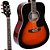 Violão Giannini GD1 EQ Eletroacústico Dreadnought 3 Tone Sunburst - Imagem 2