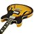 Guitarra Aria Pro II TA-CLASSIC Brown Burst - Imagem 3